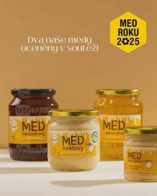 🏆😍 Dvojnásobná radost! Náš pastový i medovicový med uspěly v soutěži Med roku 2025 🍯 Každá kapka vznikala s péčí, kterou...